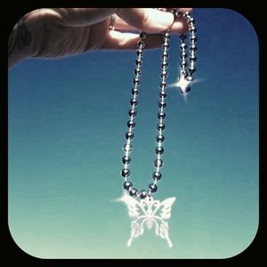 🦋iGIRL Necklace Stainless Steel Tribal Butterfly